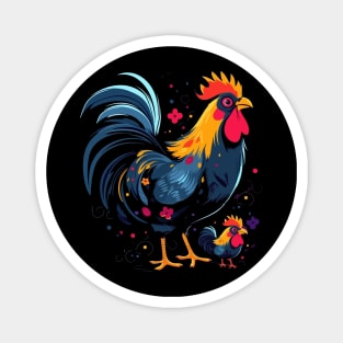 Chicken Fathers Day Magnet